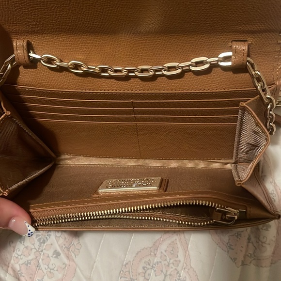 Valentino by Mario Valentino - Women's Nicola Palmellato Leather Wallet-On-Chain - Picture 2 of 3